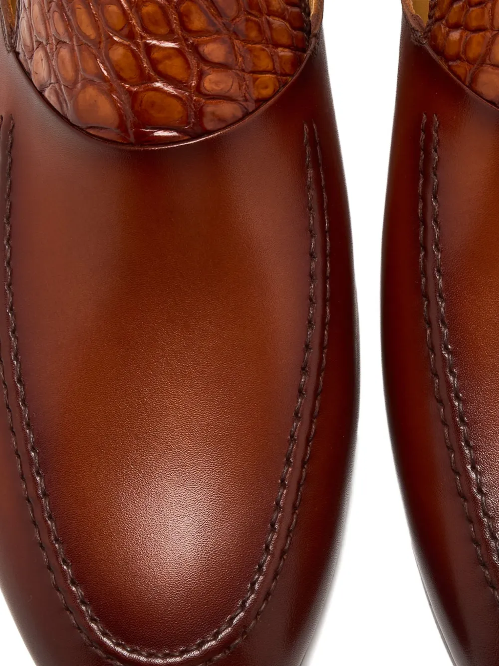 Magnanni Leren loafers - Bruin