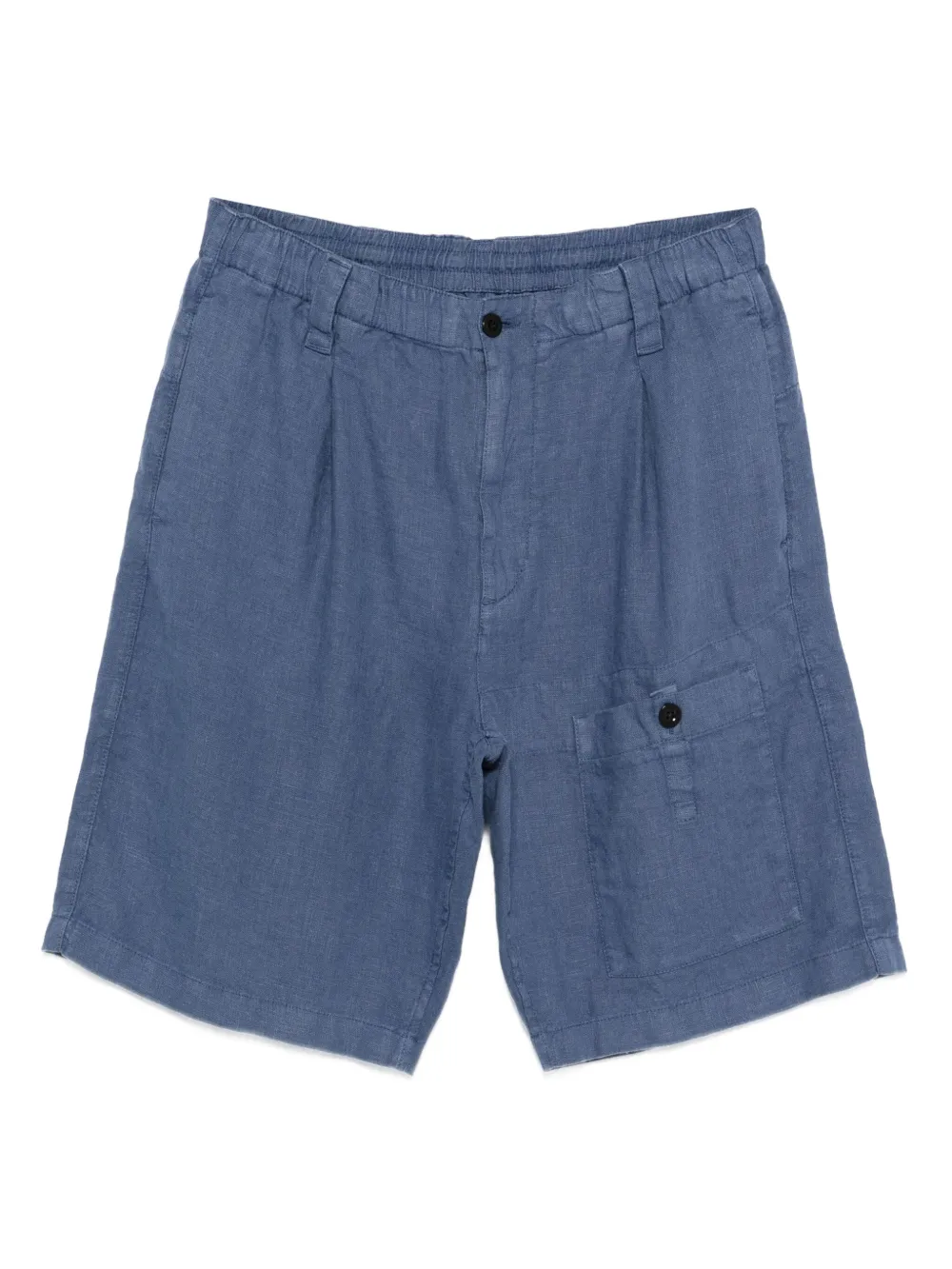 C.P. Company pocket linen shorts Blauw