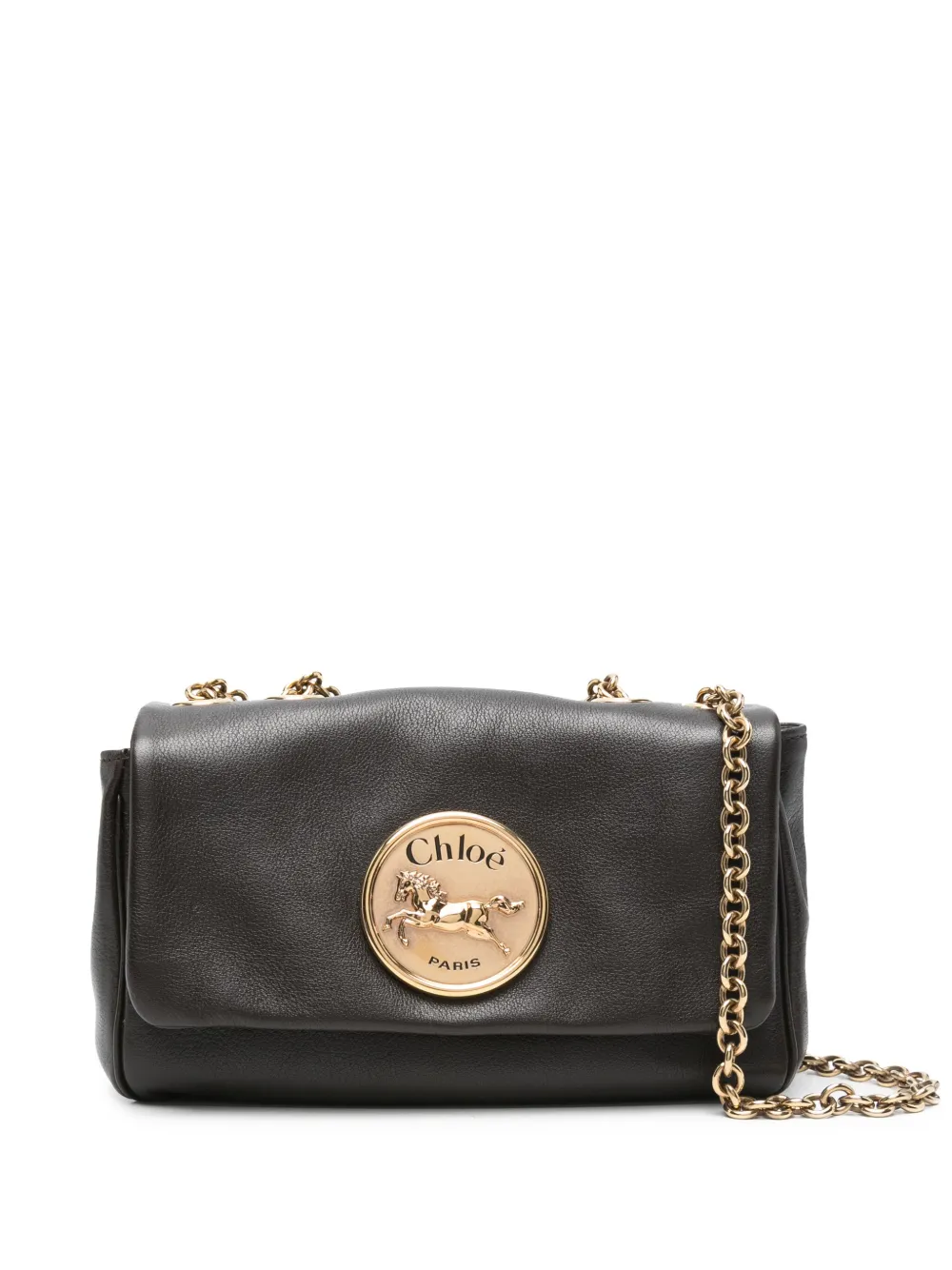 Chloé Heritage leren crossbodytas Bruin