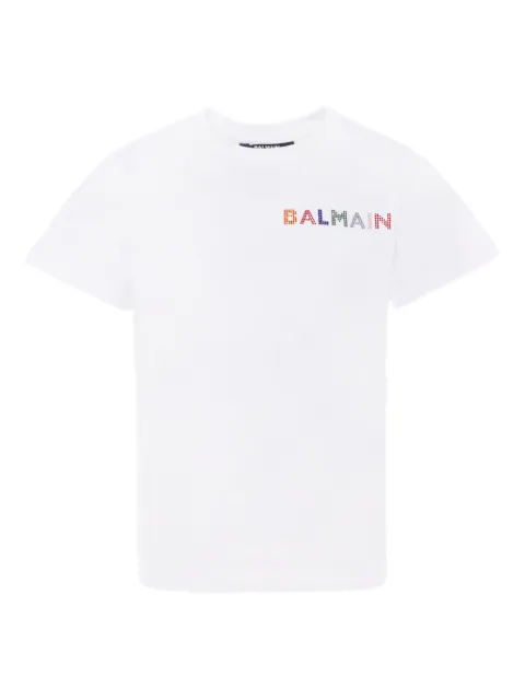 Balmain Kids logo-embellished T-shirt