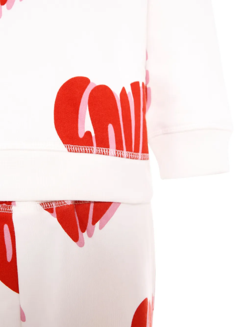 Stella Mccartney Heart Motif Printed Loungewear Set