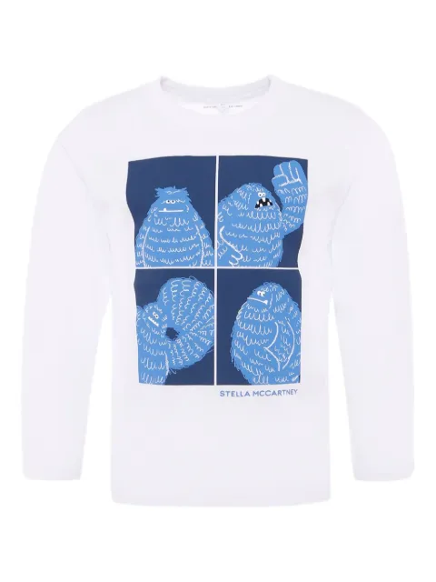 Stella McCartney Kids graphic-print long-sleeve T-shirt