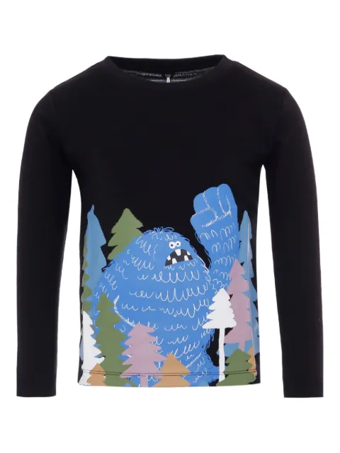 Stella McCartney Kids Bigfoot-graphic long-sleeve T-shirt