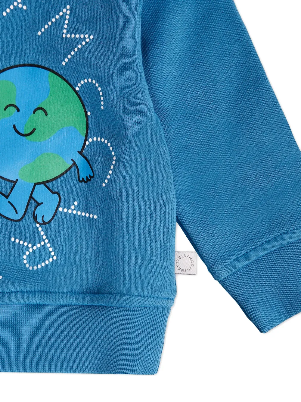 Stella McCartney Kids Sweater met print Blauw