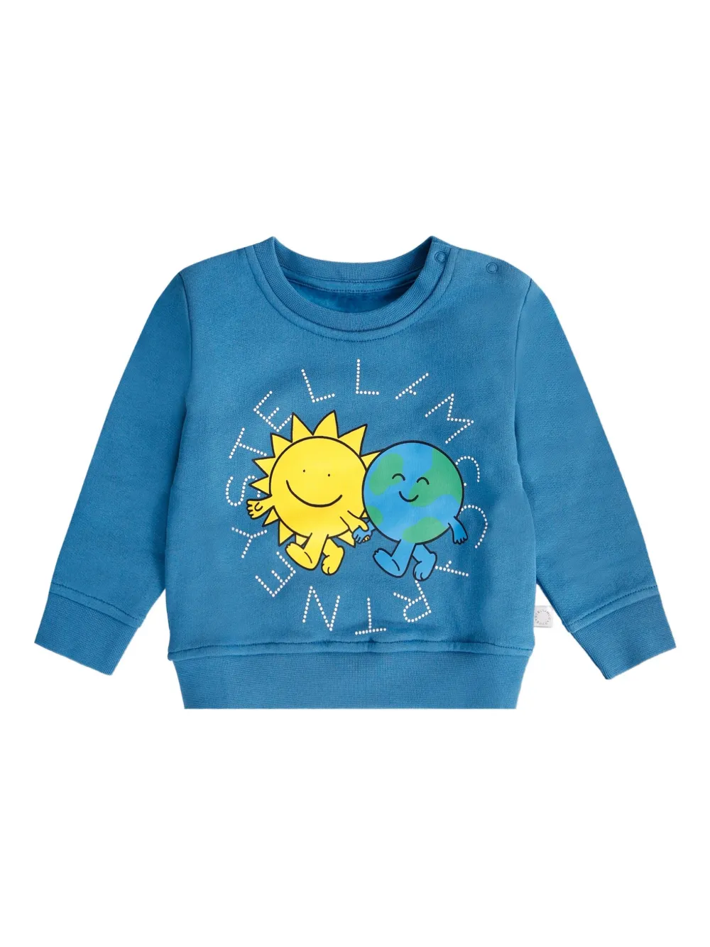 Stella McCartney Kids Sweater met print Blauw