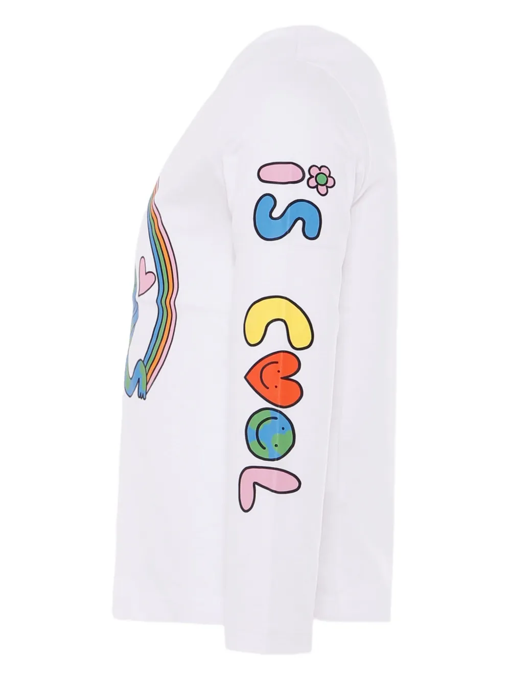 Stella McCartney Kids T-shirt met print Wit