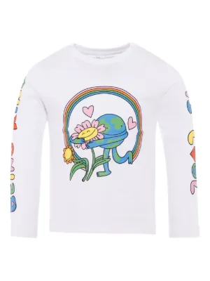 Marc Jacobs Kids トロンプルイユ ロングTシャツ | ホワイト | FARFETCH JP