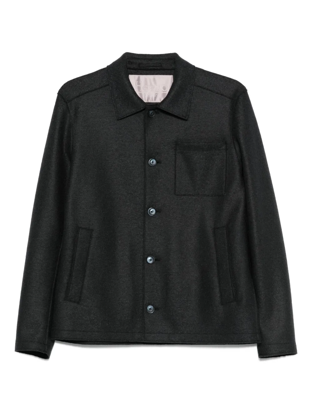 Herno button-fastening patch-pocket jacket | Blue | Image 1