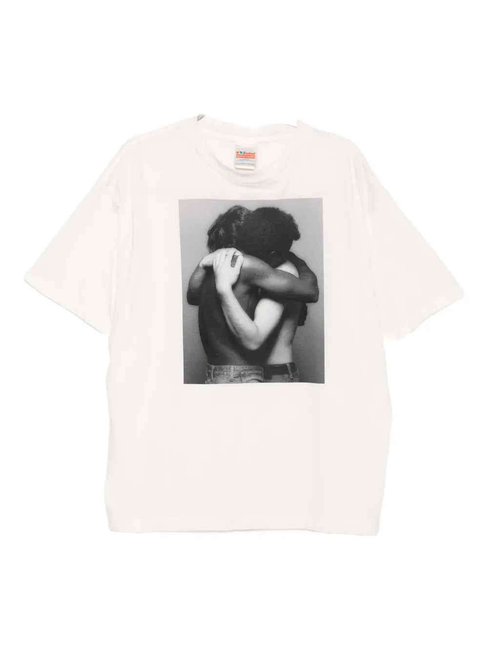 Le Mont Saint Michel Logo-printed T-shirt In White