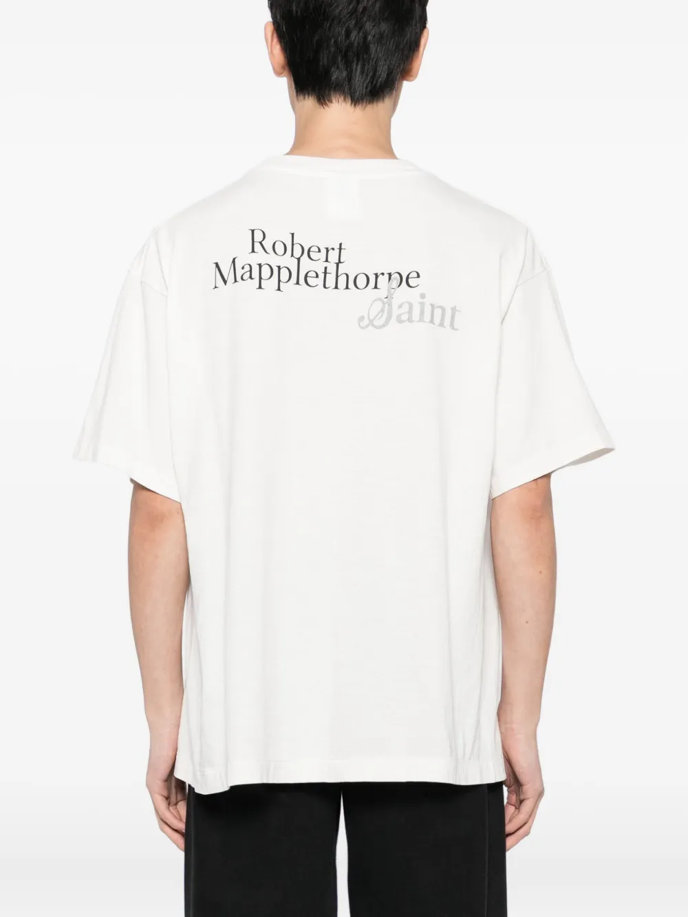 Le Mont Saint Michel Logo-printed T-shirt In White