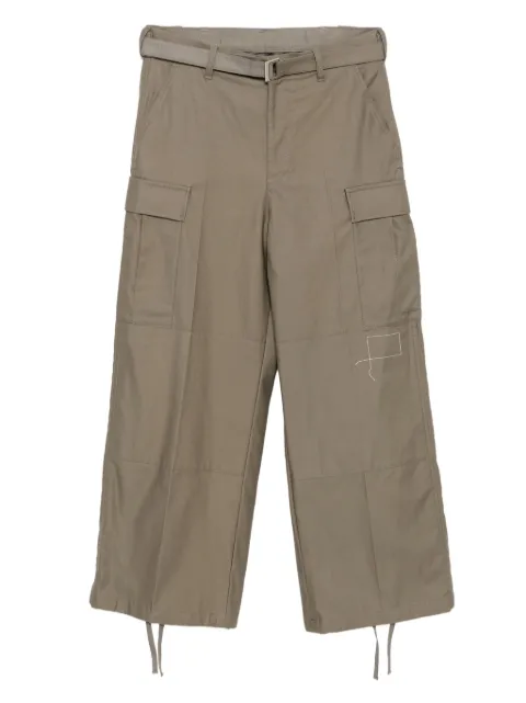 sacai cotton trousers