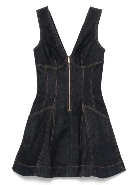 Self-Portrait denim mini dress