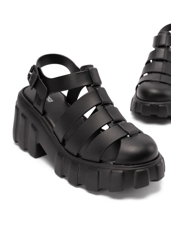 Melissa Buckled Sandals Black FARFETCH ID