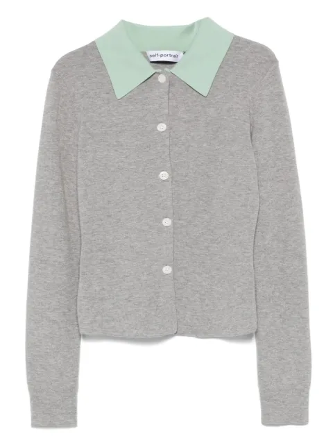 Self-Portrait wool cardigan