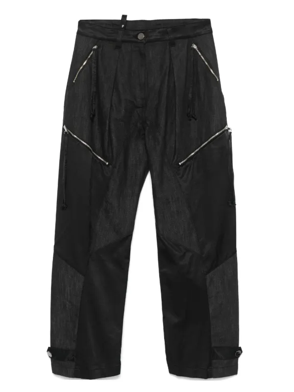 ボトムスその他 PINKO PINKO ジップディテール パンツ | ブラック | FARFETCH JP