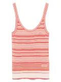 FENDI striped tank top - Red