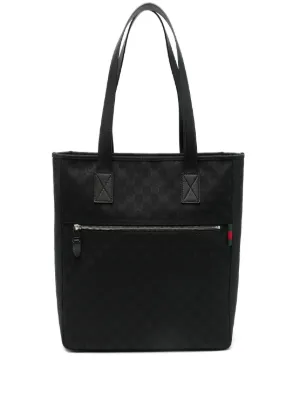 Alexander McQueen レザー トートバッグ | ブラック | FARFETCH JP