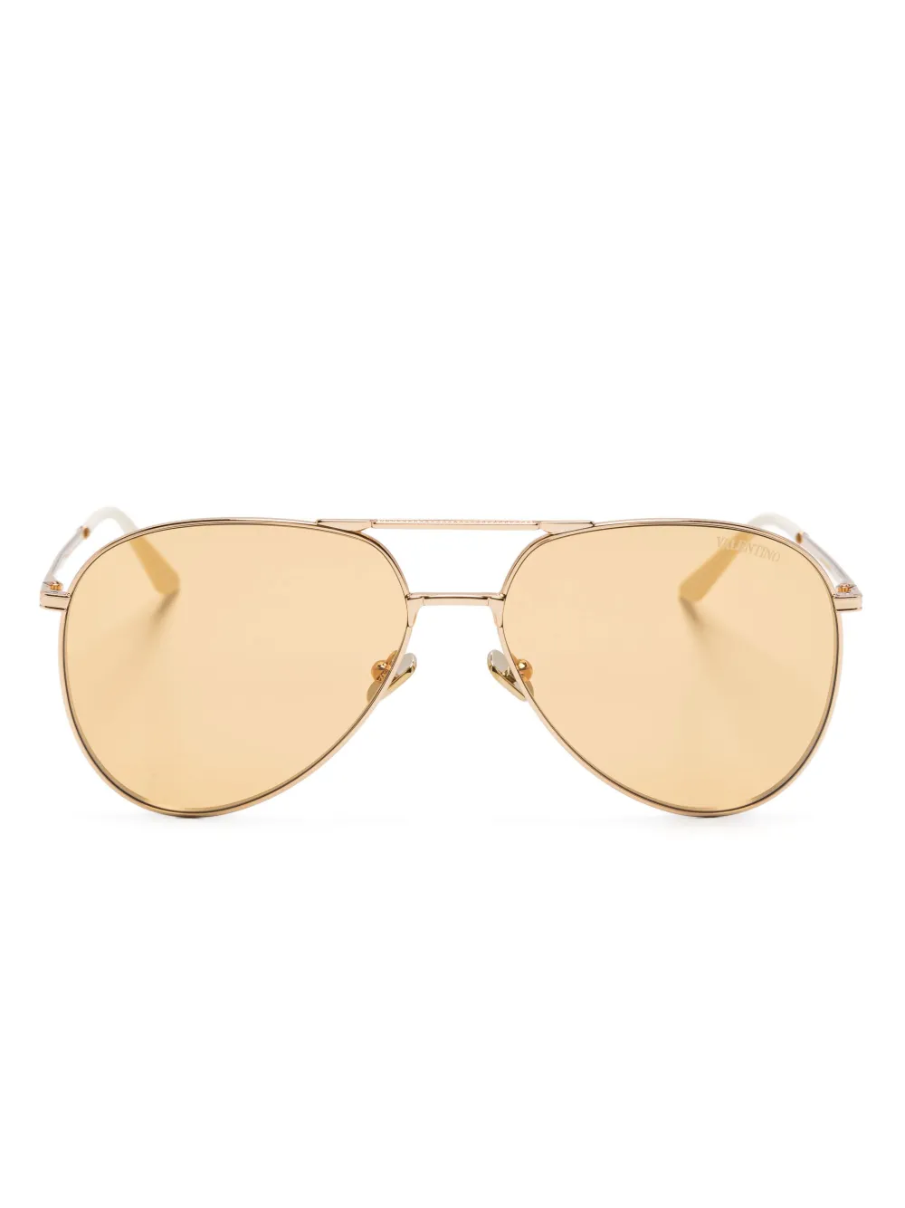 VALENTINO GARAVANI EYEWEAR Zonnebril met piloten montuur Goud