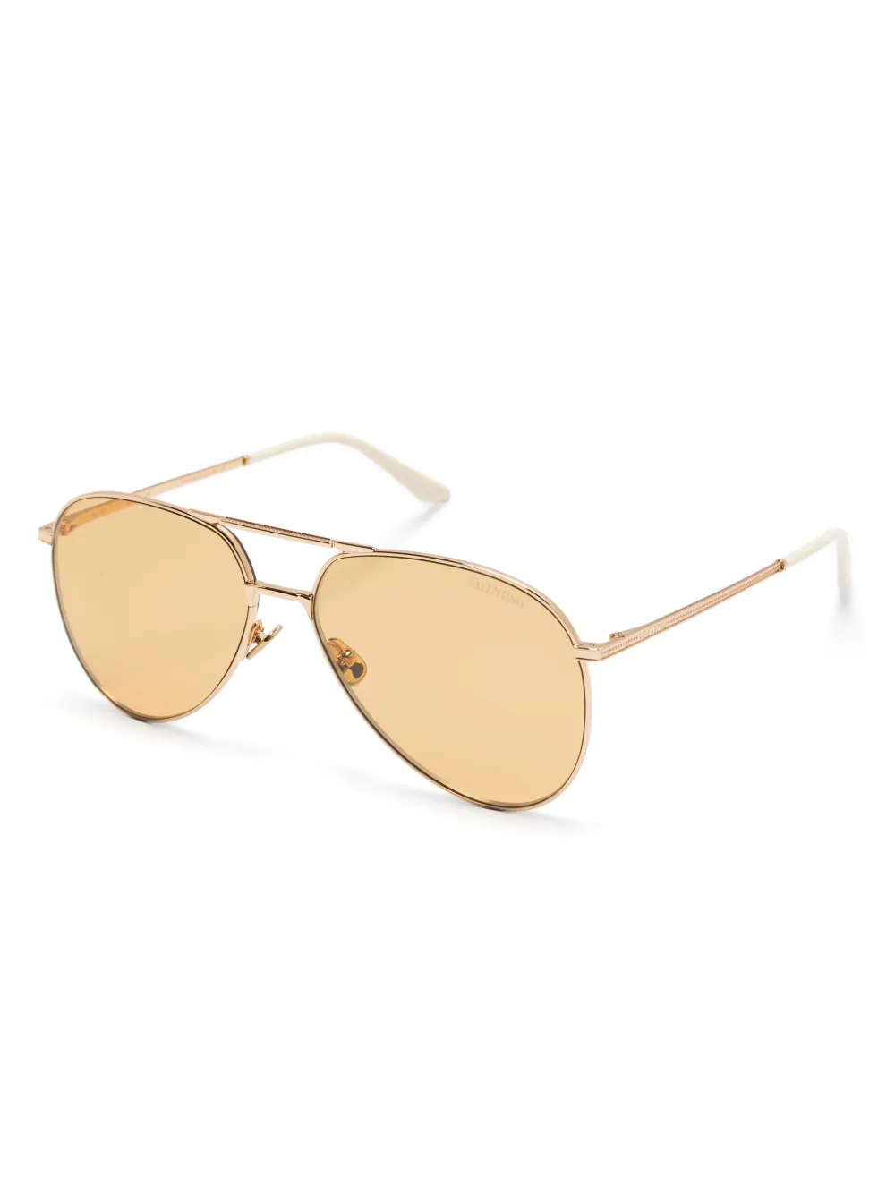 VALENTINO GARAVANI EYEWEAR Zonnebril met piloten montuur Goud