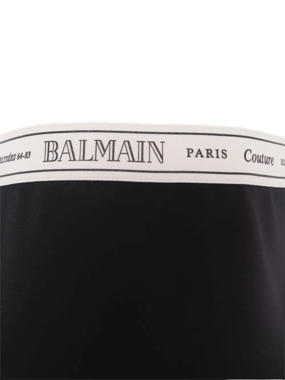 Balmain Kids Jurk met colourblocking en logoband Zwart