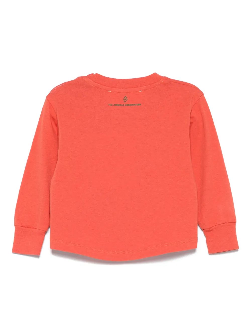 The Animals Observatory heart-motif long sleeve T-shirt | Baby T-Shirts | Image 2