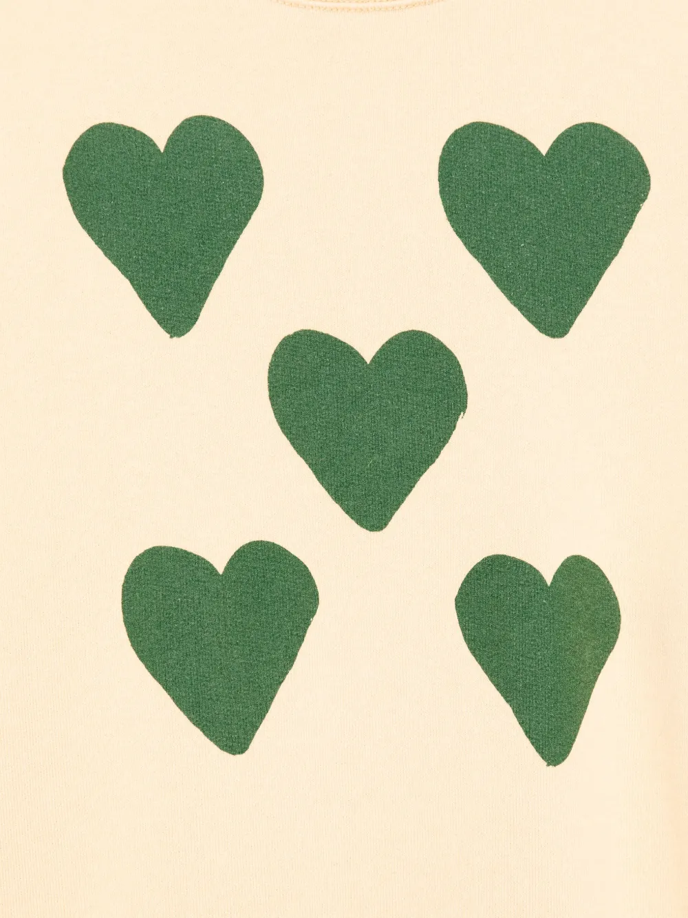 The Animals Observatory Heart-motif Sweatshirt In Neutral