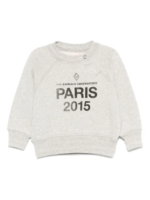 The Animals Observatory sudadera con logo estampado