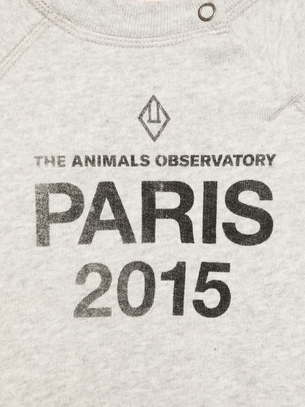 The Animals Observatory Sweater met logoprint Grijs