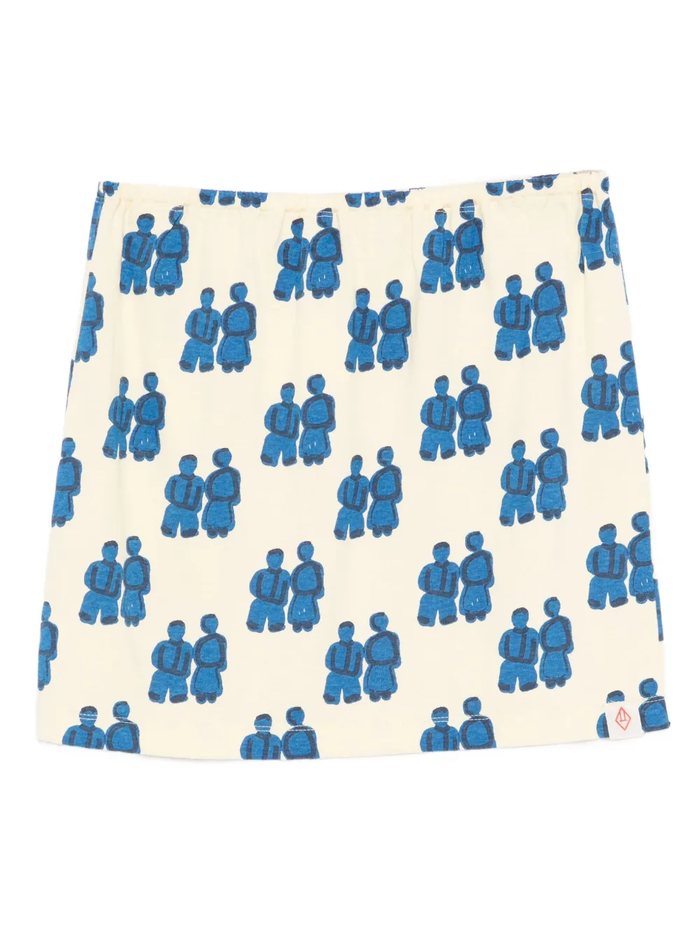 The Animals Observatory figures-print mini skirt | Yellow | Image 1