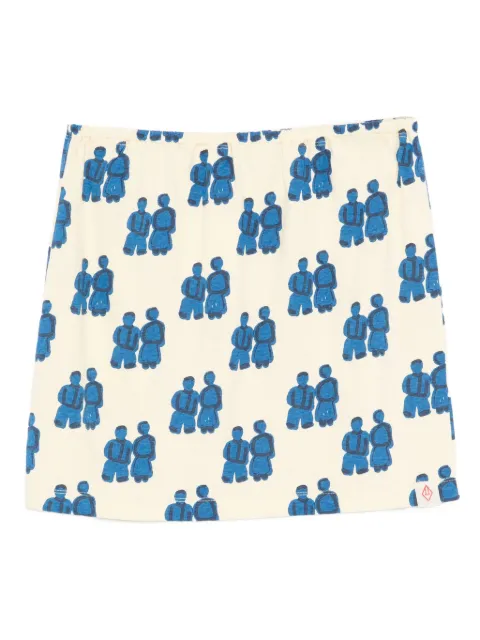 The Animals Observatory figures-print mini skirt