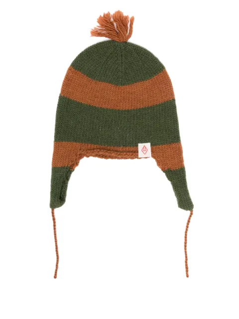 The Animals Observatory gorro con motivo de rayas y borlas