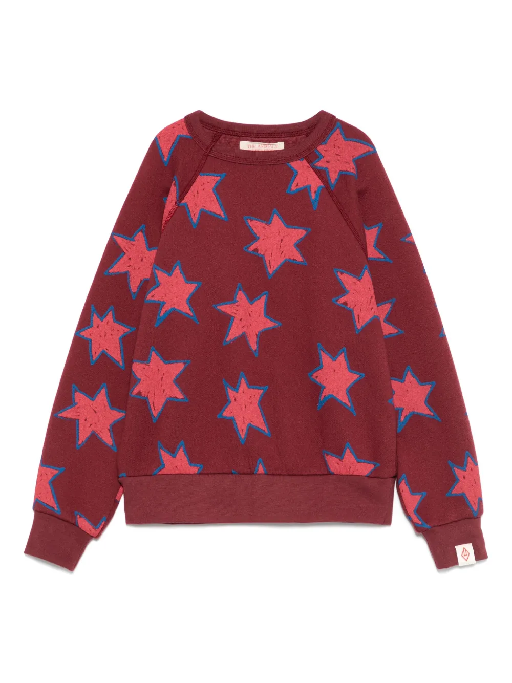 The Animals Observatory sudadera con estrellas estampadas | rojo | Image 1