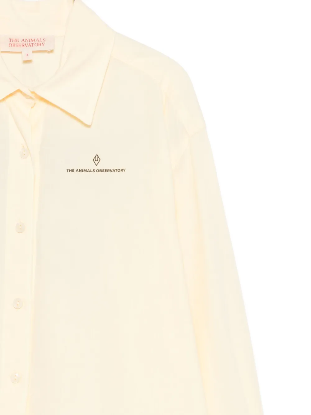 The Animals Observatory Shirt met logodetail Geel