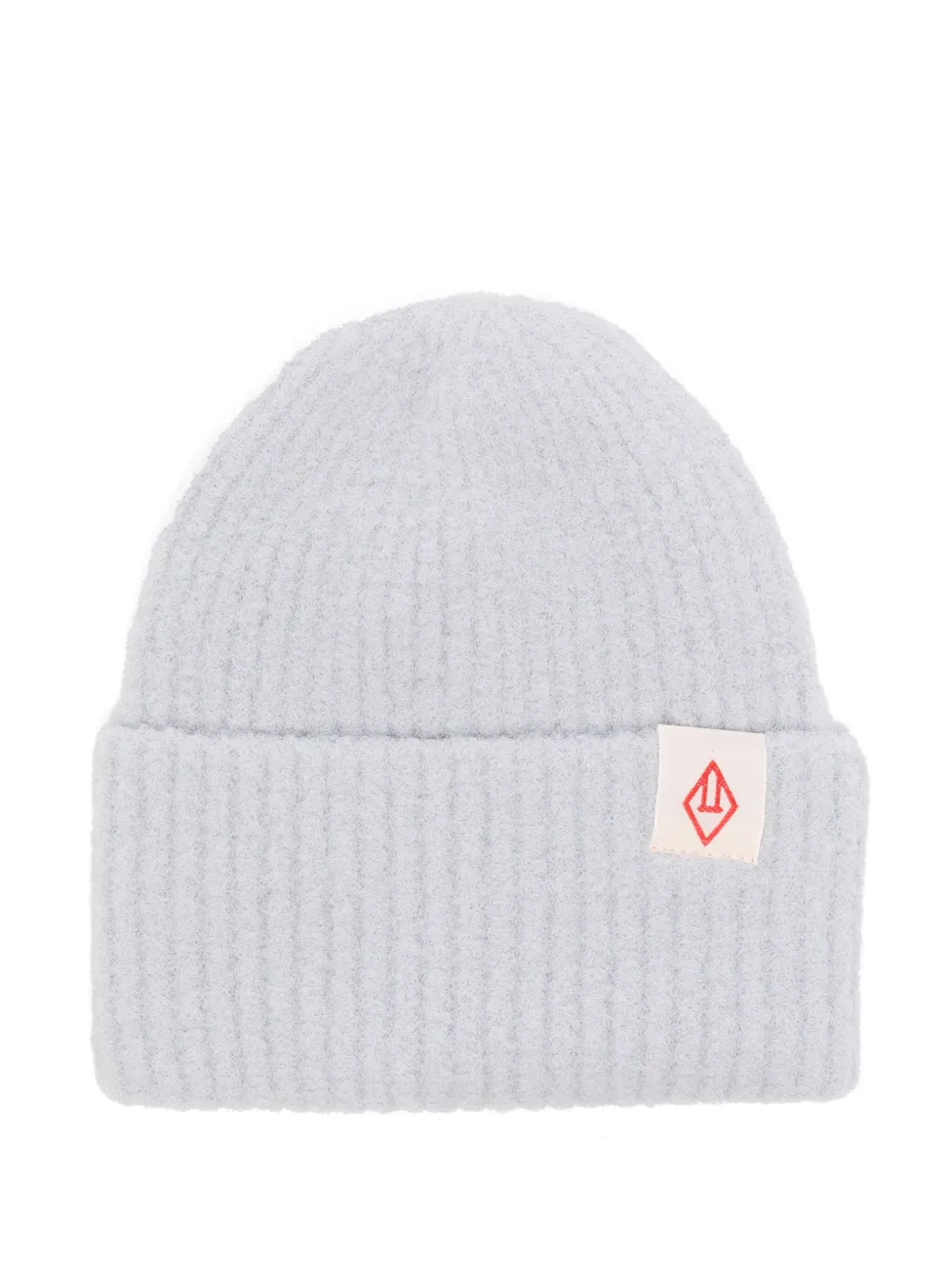 The Animals Observatory Ribbed-knit Beanie In White