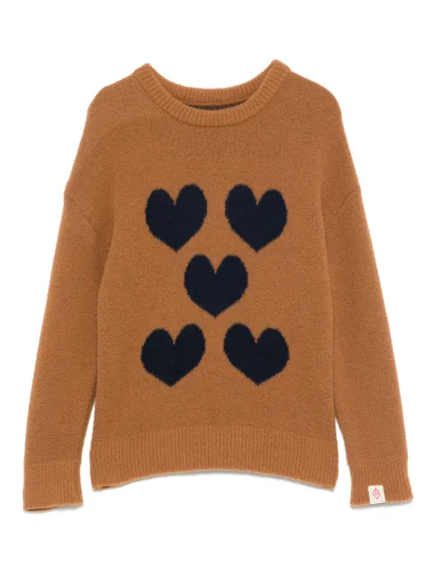 The Animals Observatory heart-motif sweatshirt