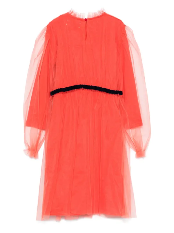 The Animals Observatory チュール ワンピース | レッド | FARFETCH JP