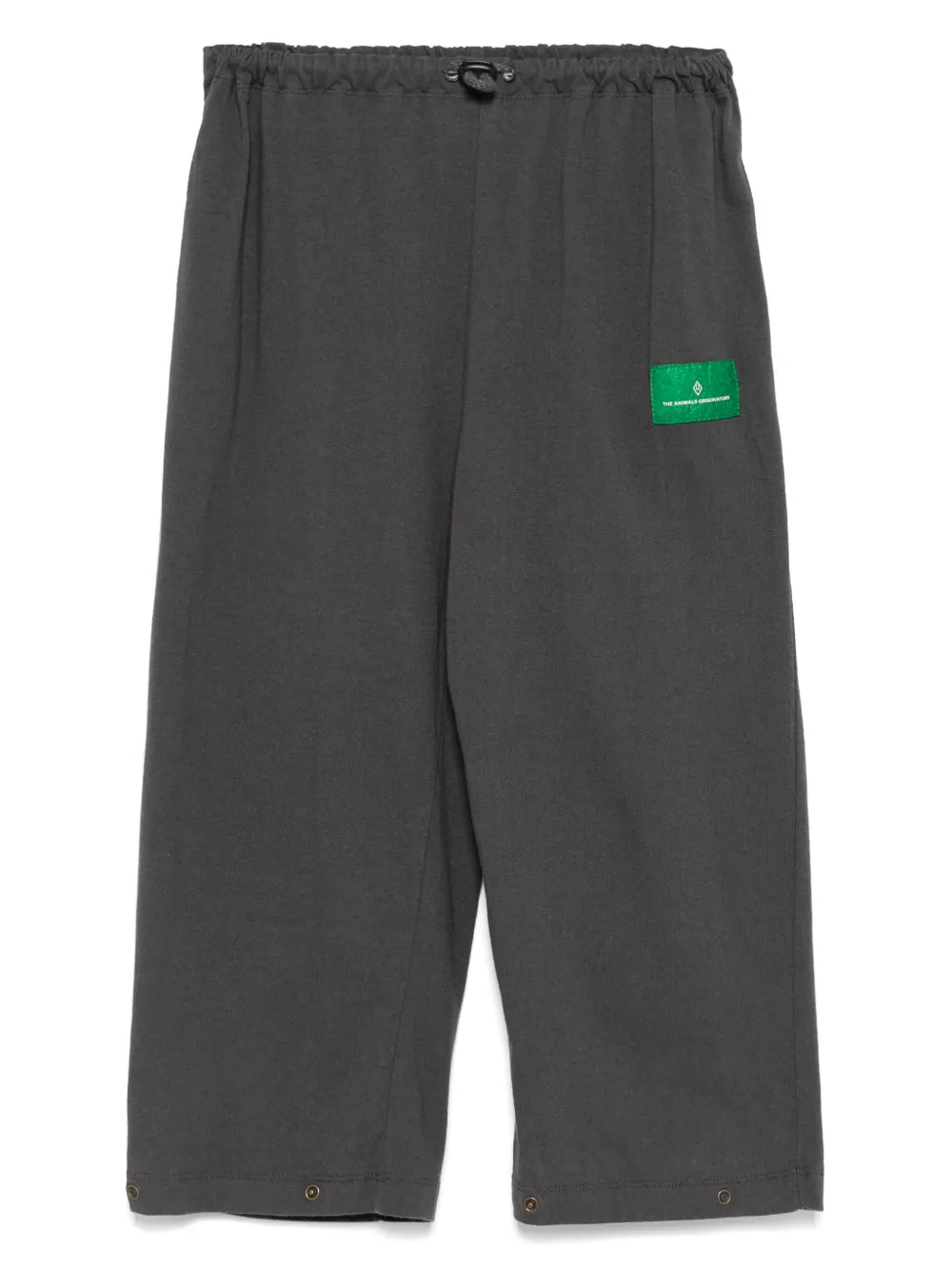 The Animals Observatory logo-patch trousers | Grey | Image 1