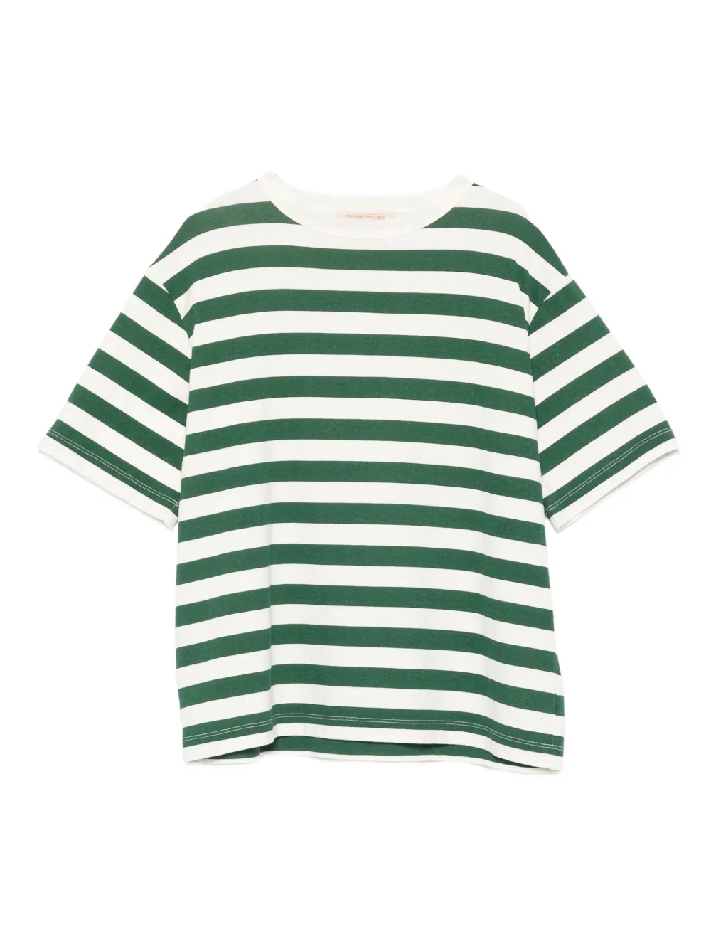 The Animals Observatory striped T-shirt | Neutrals | Image 1