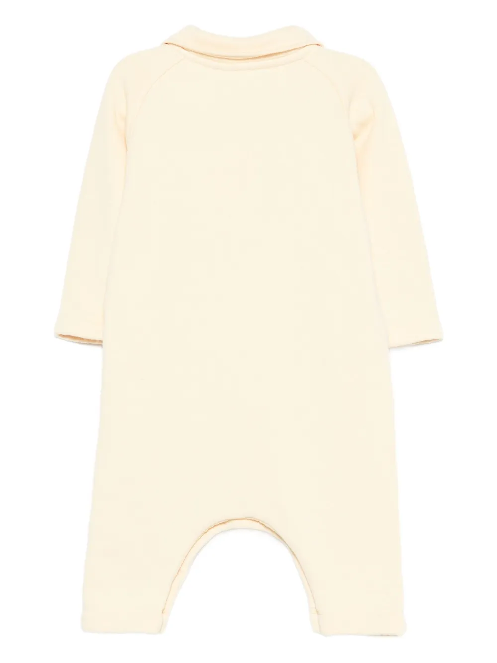 The Animals Observatory Romper met logoprint - Geel