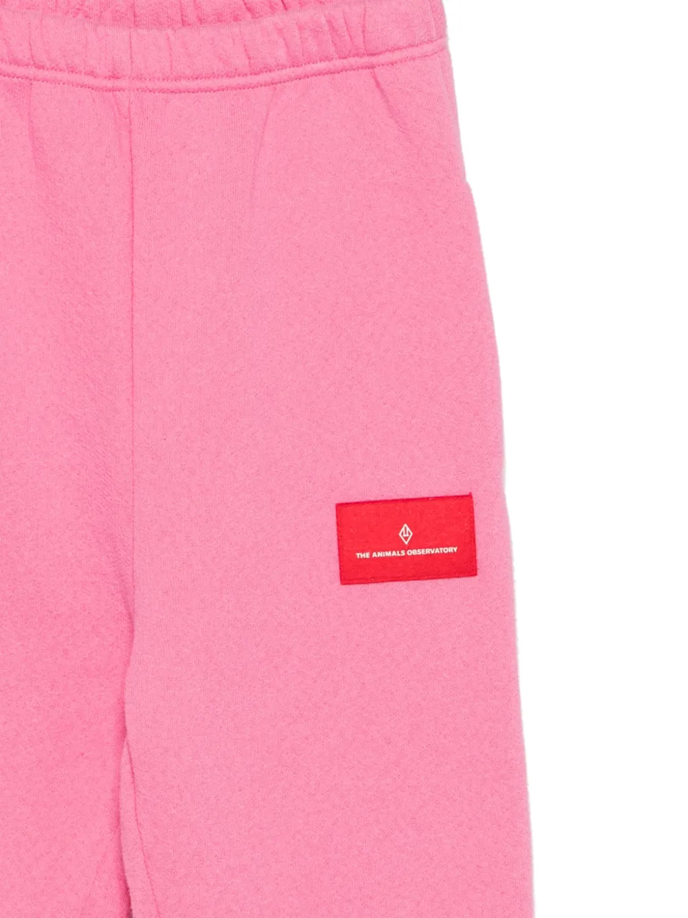 The Animals Observatory Joggingbroek met logopatch Roze