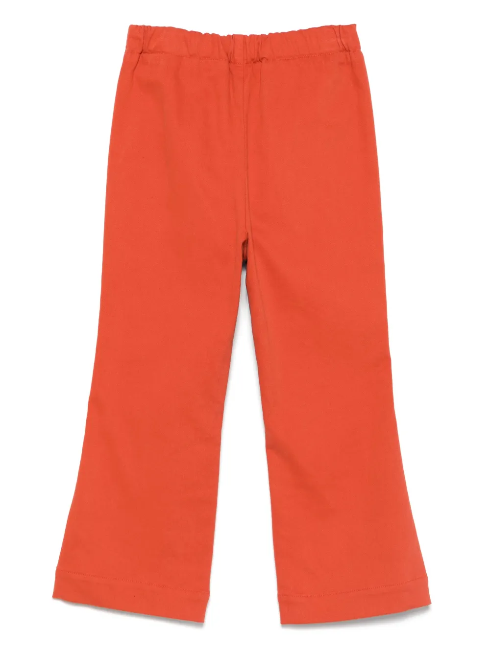 The Animals Observatory Logo-print Flared Trousers In Red