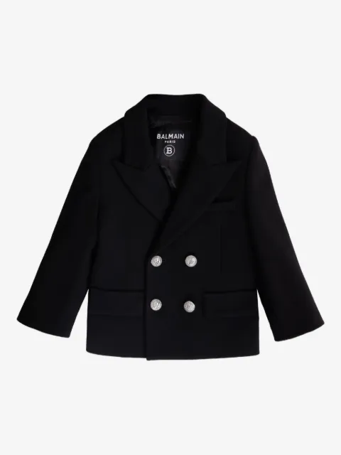 Balmain Kids blazer con doble botonadura