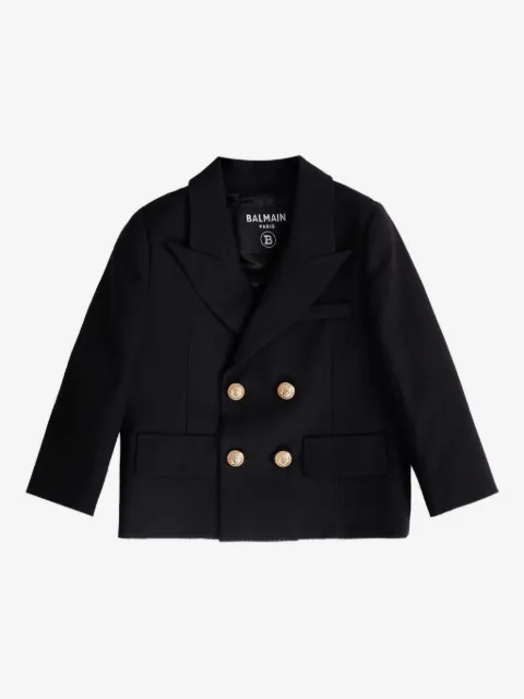Balmain Kids blazer con doble botonadura