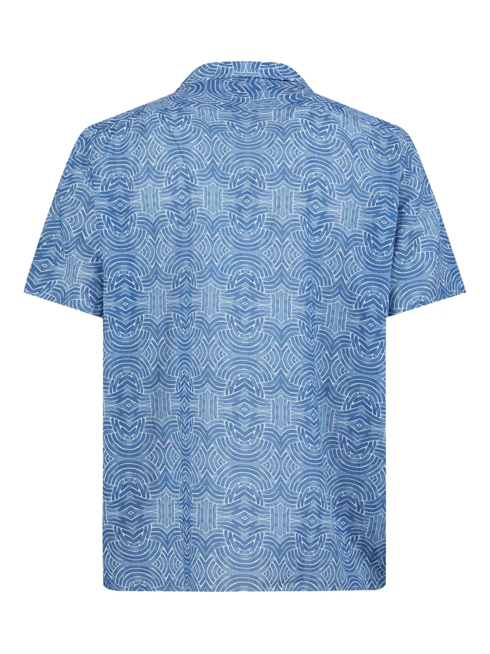 GAZZARRINI X MICHELE FRANZESE camisa maga corta con estampado geométrico | Image 2
