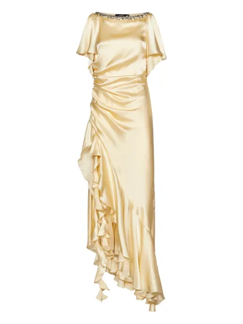 Amen vestido de satén de seda