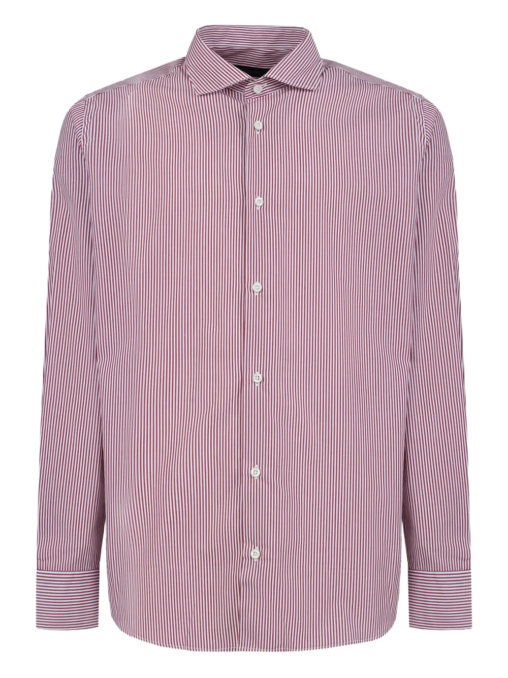 GAZZARRINI X MICHELE FRANZESE striped button-up shirt | Red | Image 1