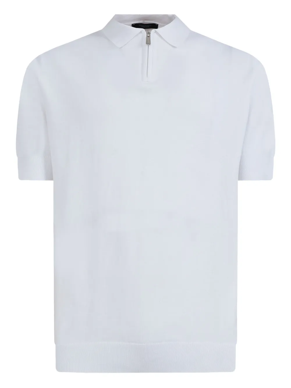 GAZZARRINI X MICHELE FRANZESE playera tipo polo con cierre | blanco | Image 1
