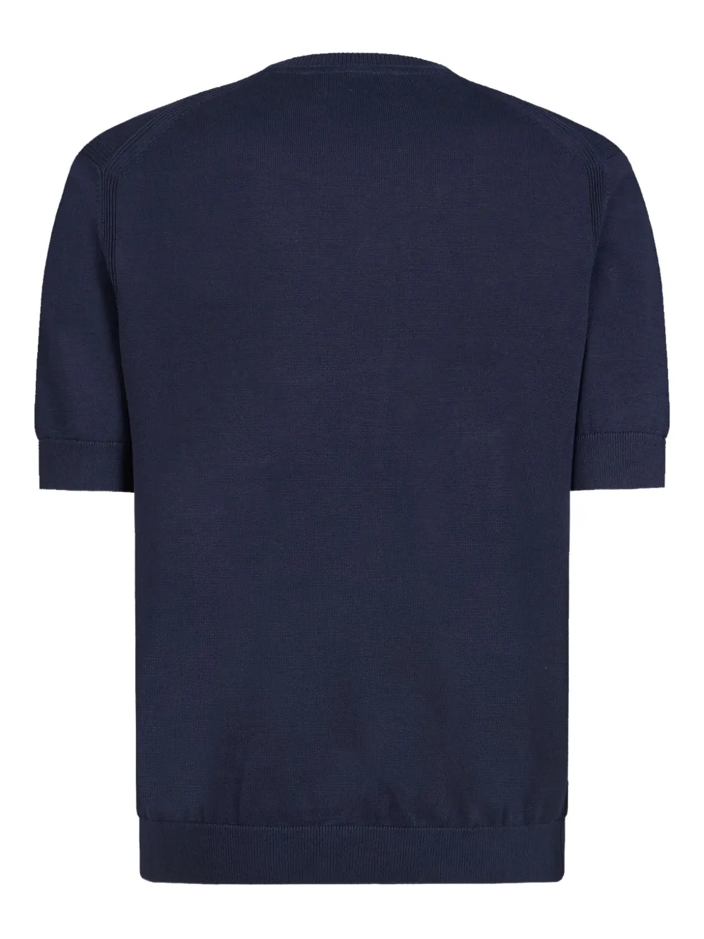 GAZZARRINI X MICHELE FRANZESE short-sleeve knitted T-shirt - Blauw