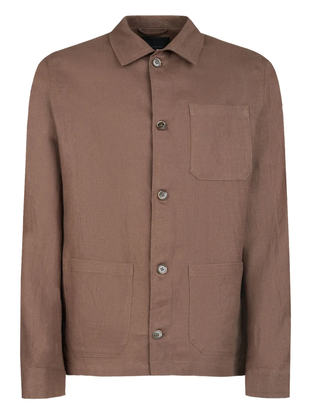 GAZZARRINI X MICHELE FRANZESE sobrecamisa con forro | marrón | Image 1