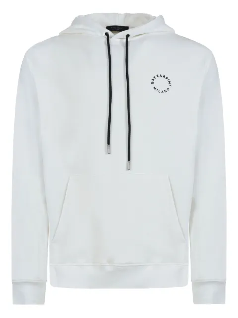 GAZZARRINI X MICHELE FRANZESE logo-detail hoodie